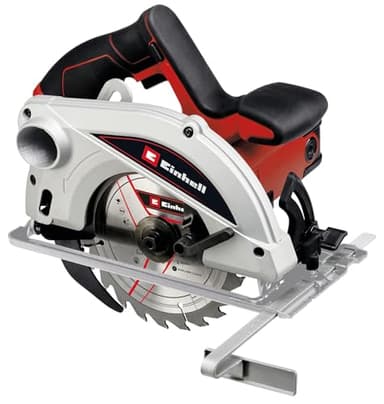 Einhell Scie circulaire Ø160 mm TC-CS 1250 (1250 W, 5500 tours p.min., réglage sans outil profondeur/l’inclinaison, poignée auxiliaire)