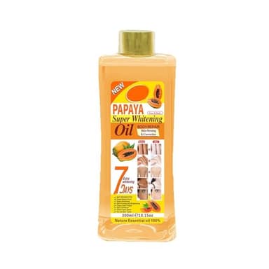 Huile éclaircissante à la papaye, huile de papaye, huile éclaircissante à la papaye, 7 jours, huile de papaye pour éclaircir la peau