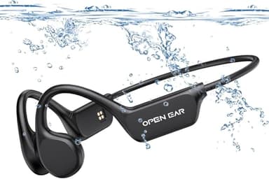Casque Conduction Osseuse Bluetooth 5.4, Mémoire MP3 32G Intégrée, Lecteur MP3 Étanche IPX8, 10 Heures de Jeu, Écouteur Natation sans Fil pour la Natation, Sport