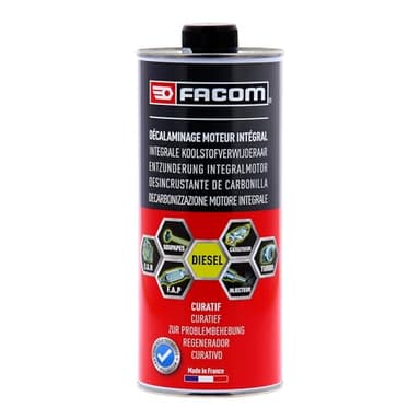 FACOM 006025 Décalaminage Moteur Intégral Diesel, décrassant moteur-CURATIF- Nettoyage vanne EGR, turbo, catalyseur et filtre à particules, 1L