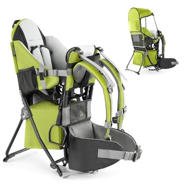 besrey Porte-bébé de randonnée, Sac à dos pour enfant, à usage en extérieur, Pliable