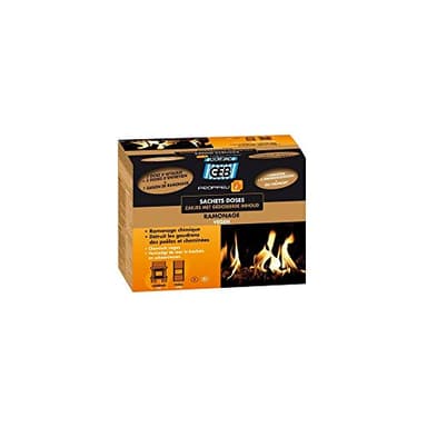 GEB - Propfeu Poudre de ramonage Chimique prête à l’Emploi sous sachets pré-dosés - Boîte 700 g (6 doses), Blanc