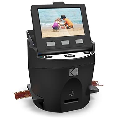 Kodak Digital Film Scanner, Convertit les Négatifs et Diapositives de Film 35 mm, 126, 110, Super 8 et 8 mm en JPEG Comprend un Grand écran LCD Inclinable de 3,5 pouces et des films EasyLoad