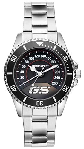 KIESENBERG Montre Homme Cadeau pour BMW GS Fans Cockpit Compteur de Vitesse Quartz Analogique Montre-Bracelet 20780