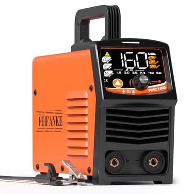 FEIFANKE Poste A Souder ARC160 3 In 1 SYN IGBT Inverter Poste à Souder à L'arc 160A avec Affichage Numérique LED MINI Portable Poste à Souder MMA E-Hand/Lift TIG/Hot Start/Arc Force/VRD