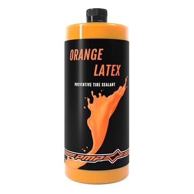 PMP Orange Latex - Liquide Préventif D'étanchéité Anti-crevaison pour Pneus VTT et Route Tubeless - Flacon 1000 ml