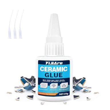Colle Céramique 35g, Colle Super Instantanée pour Porcelaine et Poterie, Haute Adhésion pour Porcelaine, Poterie, Vaisselle, Carreaux, DIY Artisanat et Plus Encore