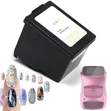 Imprimante 3D Automatique for Ongles, imprimante numérique Mobile for Nail Art, Reconnaissance Ai Du Visage De L'Ongle, Prise En Charge Wifi/Bricolage/Usb, pour Studio de manucure InkCartridge