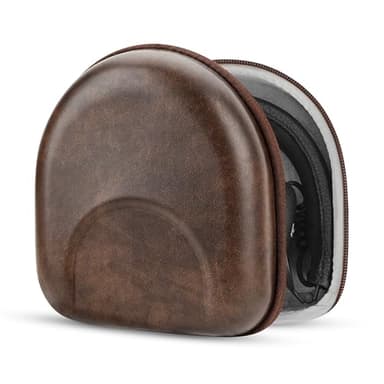 Geekria Shield – Étui pour casque compatible avec Marshall Major II/III/IV/V, Mid ANC, coque rigide de rechange avec rangement de câbles (marron)