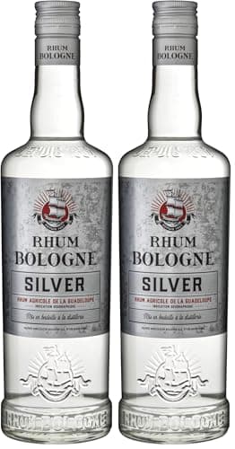 Bologne - Silver Rhum Agricole Blanc de la Guadeloupe - 40% (1 x 0.7L) (Lot de 2)