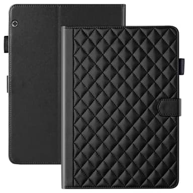 Vaitasy Coque pour Huawei MediaPad T5 10.1 Pouces 2018 Business Cuir PU Tablet Étui pour Huawei MediaPad T5 10.1" avec Fente pour Carte Fonction Stand Noir