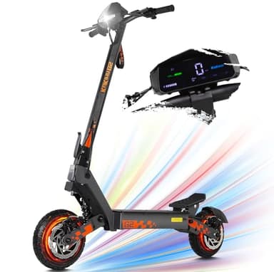 Trottinette Électrique Adulte Kukirin G2, Moteur 800W Batterie 48V 15Ah & Autonomie jusqu'à 55 km, Trottinette Pliante Portable avec Écran Tactile LCD HD, Trotinette Electrique Adulte Tout Terrain