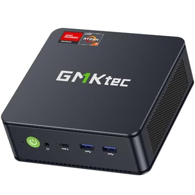 GMKtec AMD Ryzen 7 Mini PC W-11 Pro 7730U(Version améliorée 7430U/5825U) (8 C/16 T 4,50 GHz), M5 Ultra Dual LAN 2.5G Mini Computer, 32GB DDR4 RAM+1TB PCIe-SSD, WiFi 6, USB 3.2, USB-C, BT 5.2, DP, HDMI