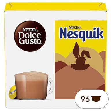 Nescafé Dolce Gusto Nesquik - Chocolat - 96 Capsules (Pack de 6 boîtes x 16)