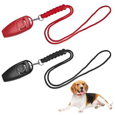 SANGFUN 2 Paquets De Sifflet Chien,Sifflet pour Chien à Haute Fréquence,Sifflet Ultrason Chien Anti Aboiement Livré avec Lanière Professionnel, Rappel de Chien, Aides à la Formation Comportementale