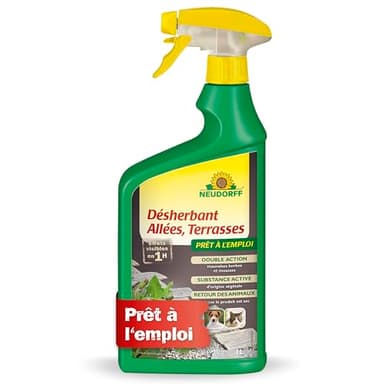 Neudorff Désherbant Allées Terrasses prêt à l'emploi - 1 litre