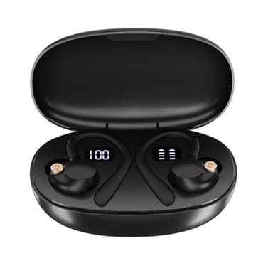 Ebksqs Écouteurs IA Traducteur Instantané avec 138 Langues, Bluetooth 5.4 Oreillette Traduction Vocale sans Fil, Application Bit Smart, Noir