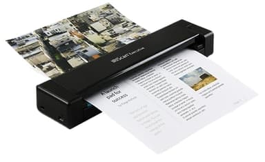 IRIScan Executive v4Pro Scanner Portable de Documents - A4 - Alimentation USB - 8ppm - Recto Verso - Duplex - Couleur - Noir/Blanc - Scan to USB - No WiFi No Batterie - PDF Editor & OCR - Win