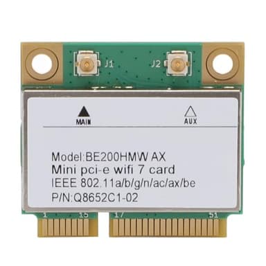 Carte Réseau Mini PCI E WiFi 7, Carte Réseau PC Double Bande 8 774 Mbps avec Module BT 5.4, pour, pour, pour OS (avec antenne)
