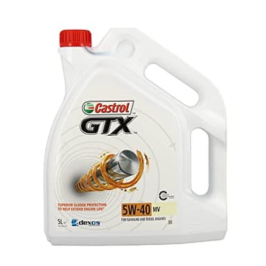 CASTROL GTX 5W-40 MV, Huile Moteur, 5L