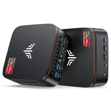 NiPoGi Hyper H1 Mini PC W-11 Pro ΑΜD Ryzen 7 6800H(Max 4.7GHz,8C/16T) 32Go LPDDR5 6400MHz/1To M.2 NVMe SSD,Ordinateur de Bureau DP1.4+HDMI 2.0+Type-C 4K Triple Display/WiFi 6/BT 5.2/VESA Supporté