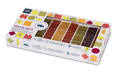Pâtes de fruits en Lingots 900g, Saveurs (Fraise, Poire,Citron, Abricots, Cassis)