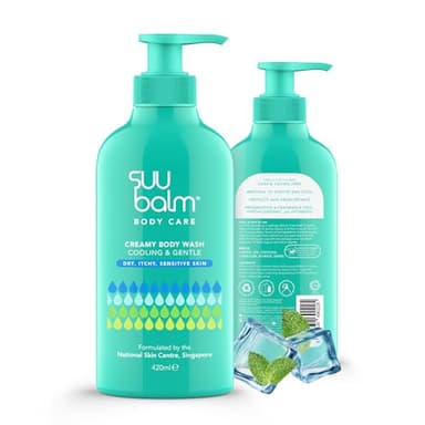 Gel douche anti-démangeaisons, gel douche contre l'eczéma pour adultes, gel douche pour le corps contre le psoriasis, nettoyant hydratant pour soulager les démangeaisons de la peau sèche, formulé