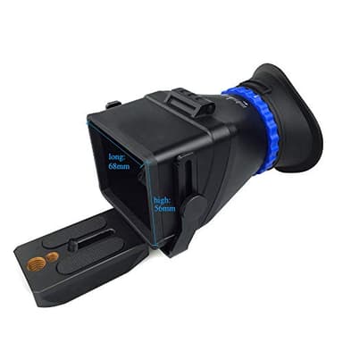 YaelHelens Viseur professionnel pour appareil photo LCD, grossissement x3, compatible écran 3-3,2", pare-soleil pour appareils photo reflex numériques, sans miroir