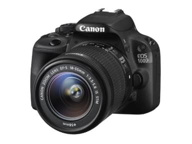 Canon EOS 100D + EF-S 18-55mm Kit d'appareil-Photo SLR 18 MP CMOS 5184 x 3456 Pixels Noir