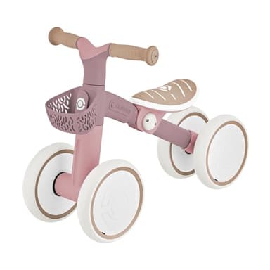 Globber - Porteur Learning Bike ECO - Rose Berry, de 1 à 3 Ans