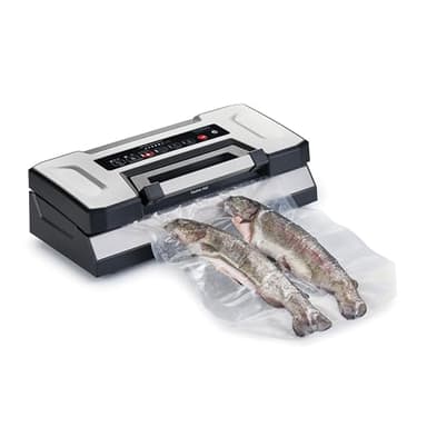 CASO VRH 790 advanced Pro - Machine sous vide professionnel - jusqu'à 200 mises sous vide non-stop, avec fonction brevetée CASOTEK Liquid, double soudure, y compris sac sous vide