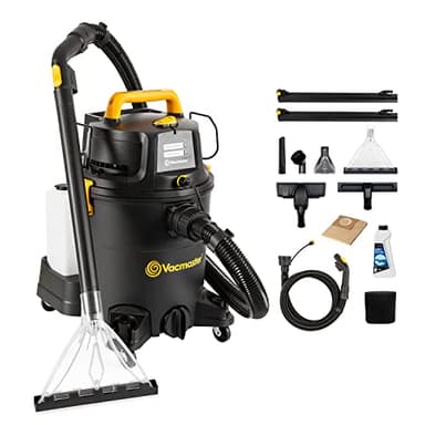 Vacmaster VK1323PFR 1300W 23L 3-en-1 Nettoyeur Multi-Surfaces pour Tapis Moquettes Tissus d'ameublement Escaliers et Voiture, Nettoyeurs Tapis et moquettes Aspirateur Eau et Poussière