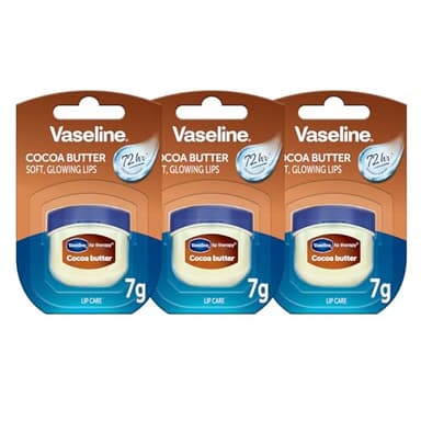 Vaseline Lip Therapy Lot de 3 baumes à lèvres nourrissants au beurre de coco pour une hydratation optimale