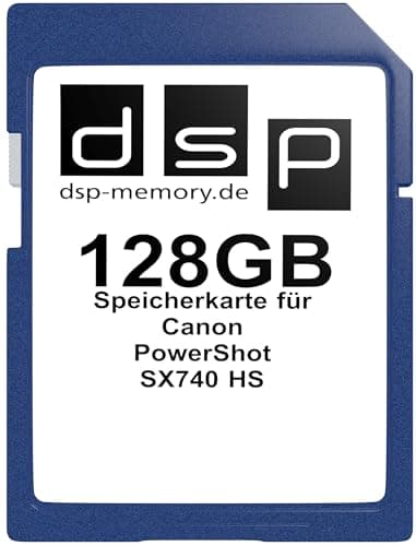 128GB Speicherkarte für Canon PowerShot SX740 HS