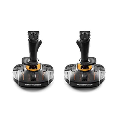 Thrustmaster T.16000M Space Sim Duo Stick - Double joystick ambidextre avec technologie HEART HallEffect AccuRate pour PC