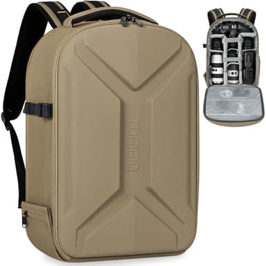 FREEAMG Sac à Dos Rigide pour Appareil Photo, 45x30x17CM Sac de Photographie pour Appareils Photo Reflex Numériques/Photographie sans Miroir, Compatible avec les Appareils Photo Sony/Canon/Nikon