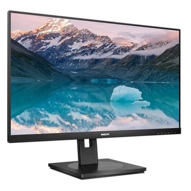 Philips 242S9JML - Moniteur 24 Pouces Full HD, réglable en Hauteur, à écran de Poing (1920x1080, 75 Hz, VGA, DVI, HDMI, DisplayPort, Hub USB) Noir