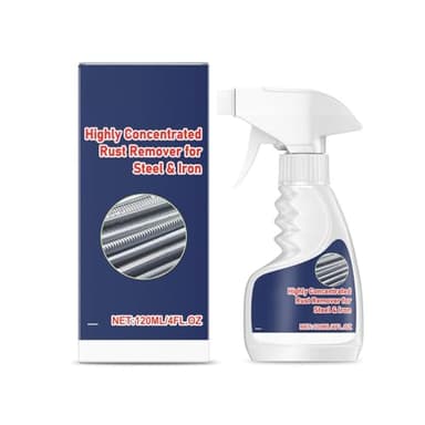 Spray antirouille robuste pour métal – Inhibiteur de rouille et dissolvant multi-usages, convertisseur de rouille, spray anti-rouille instantané, détachant instantané pour l'entretien de voiture, les