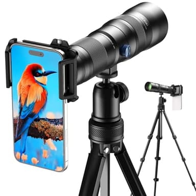 APEXEL Objectif Zoom Compact Professionnel 20-60X pour Smartphones - Capturez des scènes éloignées avec aisance