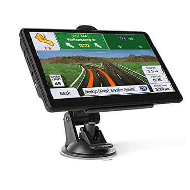 7 Pouce GPS Voiture,GPS Poids Lourds,Auto Navigation avec HD Écran Tactile,Multi-Languages Guidage Vocale 2026 Cartographie UK Europe Installée Mise à Jour Gratuite à Vie,pour Auto,Camion,Poids Lourd