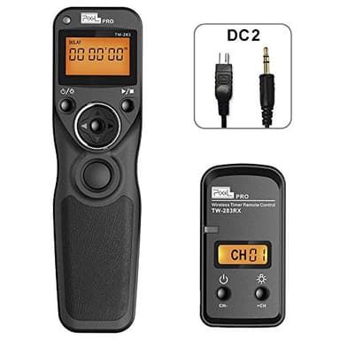 Pixel TW-283 DC2 Télécommande sans Fil Numérique Intervallomètre Câble de déclenchement Déclencheur à Distance avec Minuterie pour Nikon Caméras