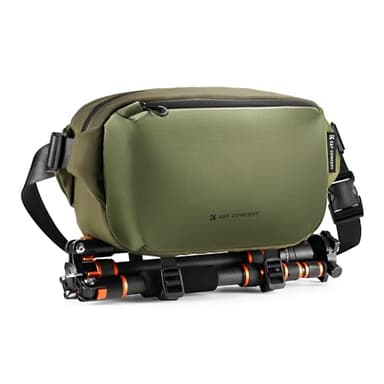 K&F CONCEPT Sac à Dos pour Appareil Photo Sac à bandoulière Sac carré Sacs de Photographe Étui rectangulaire pour Appareil Photo Compatible avec Canon/Nikon/Sony Sac à Dos