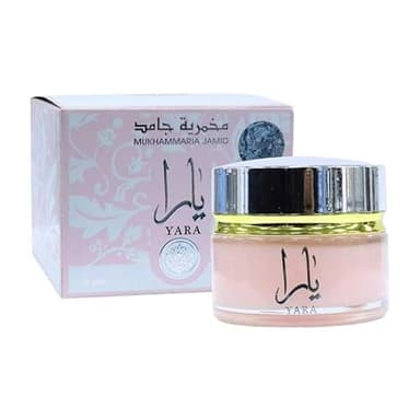 AYAT PERFUMES – Crème Vaseline Parfumée YARA 20 g – Crème Hydratante pour le Corps & les Mains – Parfum Floral et Fruité pour Femme – Longue Tenue Texture Riche et Non Grasse