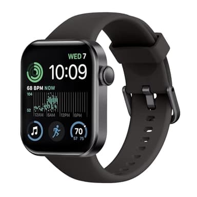 Montre Connectée Femme Homme avec Appels Bluetooth, 1.85" HD Smartwatch avec 140+ Modes Sportifs, Etanche IP68 Montre Connectee avec Podometre/Cardiofrequencemetre/Moniteur de Sommeil pour Android/iOS