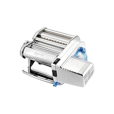 Imperia Electric IPASTA Machine à pâte électrique 100% Made in Italy. Machine à pâtes fraîches en acier avec moteur électrique 220 V. Feuilleteuse électrique pour lasagne, Tagliolini, Fettuccine