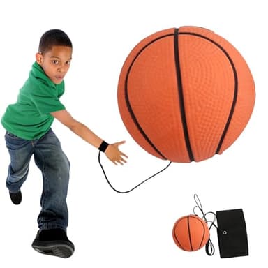 Veeteah Balle de Bracelet de Poignet, Balle Rebondissante d'entraînement de Poignet, Balle de Sport en Caoutchouc, Balle de de Poignet avec Ficelle Élastique, Balle de Bracelet de Poignet