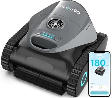 (2026 Nouv) Talosbo C1 Robot Piscine Fond et Parois, Filtrant 180μm et Éponge 35ppi, 180 Min d'Autonomie, Aspirateur Piscine sans Fil & Contrôle Via APP, pour Piscines jusqu'à 150 m²