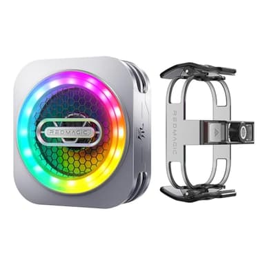 Nubia 6 Pro Magnétique Refroidisseur Téléphone pour Jeux avec Clip pour Support Streaming Direct, Radiateur Ventilateur Graphène Refroidissement 30W Refroidisseur Mobile pour Tablettes et iPad