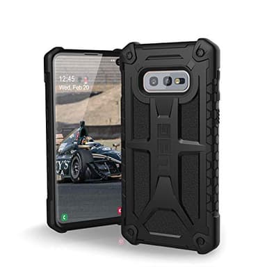 Urban Armor Gear Monarch pour Samsung Galaxy S10e Etui avec Norme Militaire américaine Coque housse - noir [Compatible avec l'induction, Cuir]