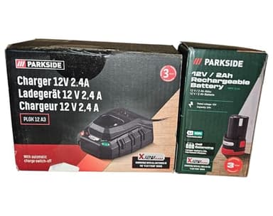 Parkside® Batterie 2.0 Ah PAPK 12 + Chargeur X12V